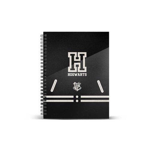 Harry Potter - Carnet De Notes A4 Hogwarts Black