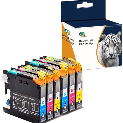 Lot de 6 Cartouches d'encre LC223XL compatibles avec Brother LC223 XL MFC-J5320DW DCP-J4120DW MFC-J880DW DCP-J562DW MFC-J4420DW MFC-J4620DW MFC-J4625DW MFC-J480DW MFC-J5620DW MFC-J680DW