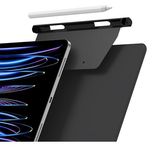 Porte-Stylo Pour Apple Pencil 2ème Génération - Compatible Avec Magic Keyboard, Smart Keyboard Folio Et Autres Étuis Magnétiques - Porte-Stylet Pour Ipad - Noir