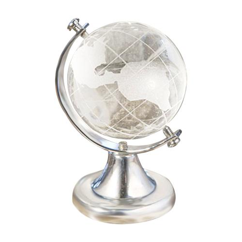 Xue Cadeau D'anniversaire Cristal Terre Globe Salon Mini Chambre Bureau Ornement Sphère Bureau Avec Carte Du Monde Boule De Verre Rond