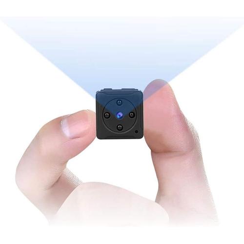 Mini Camera Espion Enregistreur, Full HD 1080P Magnetic Spy Cam sans Fil Nanny Caméra Cachée avec Détection de Mouvement et Vision Nocturne, Interieur /Exterieur Micro Camera Surveillance