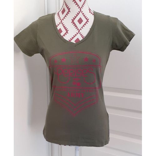 Tee-Shirt Le Temps Des Cerises, T. M, Kaki