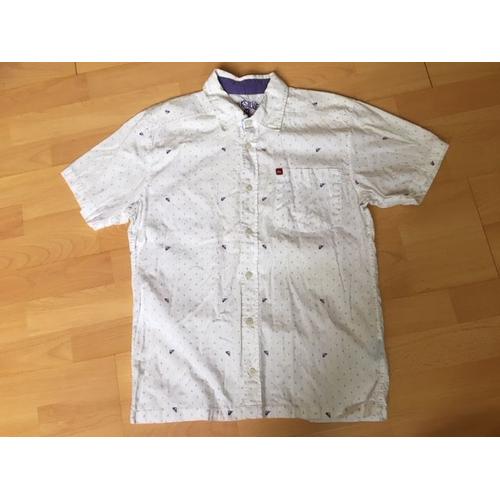 Chemise Blanche Manches Courtes - Quicksilver - 14ans