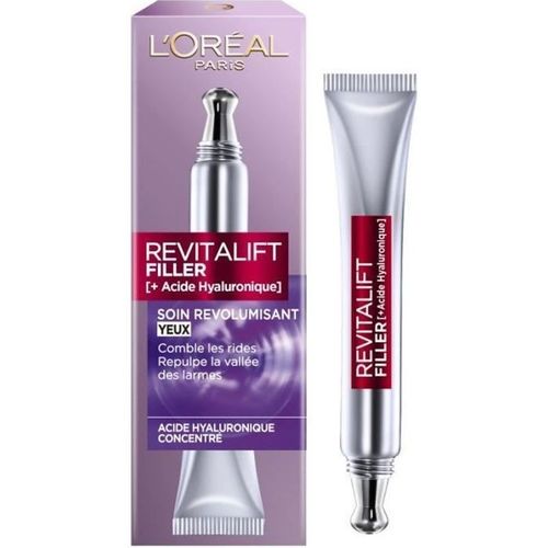 L'oréal Paris Revitalift Filler Soin Yeux Revolumisant Anti-Rides - 15ml 