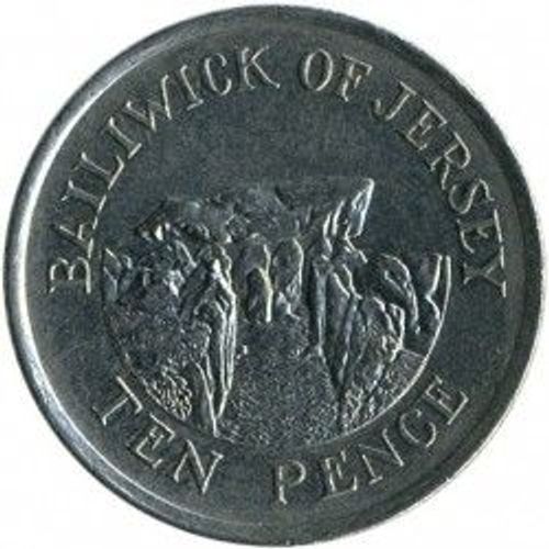 Ile De Jersey ( Royaume -Uni ) = Pièce De 10 Pence - Année 1992 - En Cupronickel - Reine Elizabeth Ii