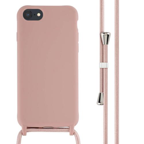 Imoshion ¿Coque En Silicone Avec Cordon Iphone Se (2022 / 2020) / 8 / 7 Sand Pink