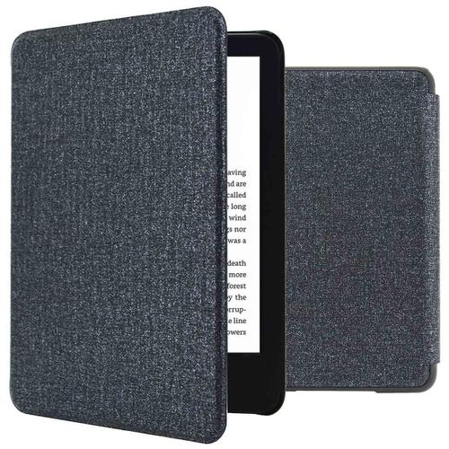 Imoshion Étui De Liseuse Portefeuille Canvas Sleepcover Amazon Kindle (2022) 11th Gen Glitter Noir