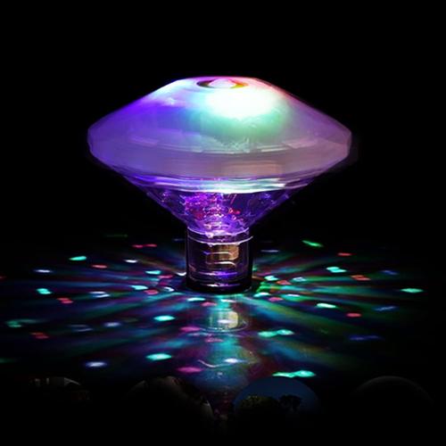 Rouge, Bleu, Multicolore Lumière De Piscine Flottante Etanche, Lampe Flottante Veilleuse Led Avec 7 Modes Multi-Couleur Lumière Led Submersible Sous Marines Alimenté Par Pile Pour Baignoire Fontaine