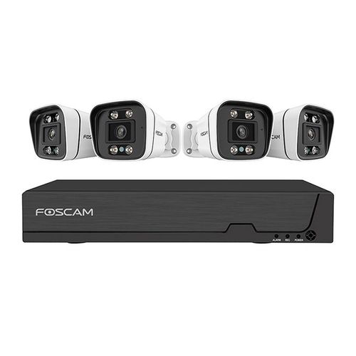 Foscam Fna108e-b4-2t Kit De Vidéo-surveillance Avec Fil 8 Canaux