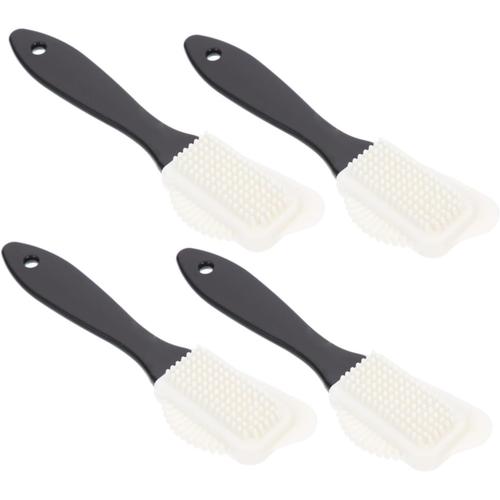 Comme Montré 4 Pièces Brosse De Nettoyage Pour Daim Brosse À Semelles En Daim Bottines Pour Femmes Chaussures De Danse Latine Brosse À Chaussures En Daim Gel De Silice Positionner Se Soucier