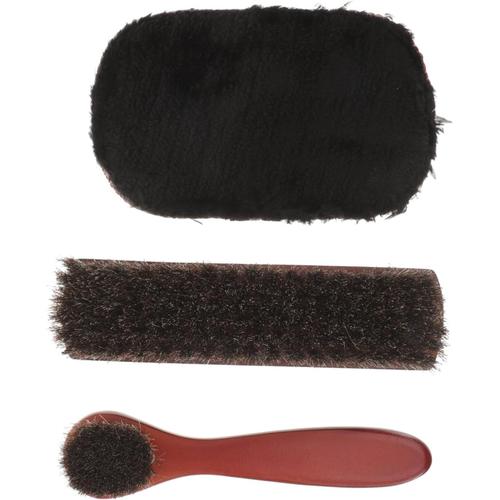 Comme Montré 1 Jeu Nettoyage Canapé Cleaning Brush Siège De Voiture Cirage Brosse Kit De Cirage Pour Bottes Applicateur De Cirage À Chaussures Propre Suite Détergent Positionner Chiffon