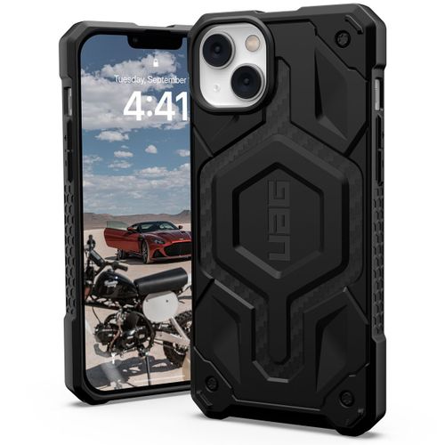 Uag Coque Monarch Magsafe Iphone 14 Plus Carbon Fiber