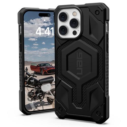 Uag Coque Monarch Magsafe Iphone 14 Pro Max Kevlar Black