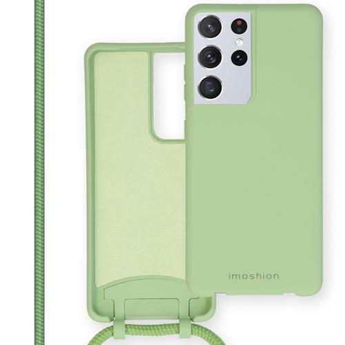 Imoshion Coque De Couleur Avec Cordon Amovible Samsung Galaxy S21 Ultra Vert