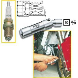 Douille pour bougie d'allumage 14mm - 12 pans - 3/8 - longueur 90 mm