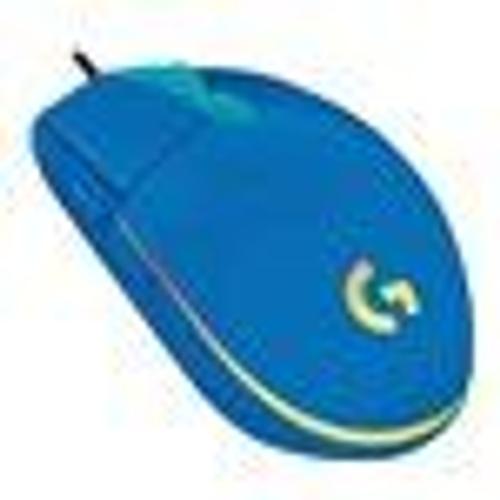 Souris de jeu Logitech G102 LIGHTSYNC - Souris - pour droitiers - optique - 6 boutons - filaire - USB - bleu