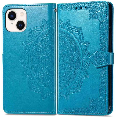 Imoshion Etui De Téléphone Portefeuille Mandala Iphone 14 Turquoise