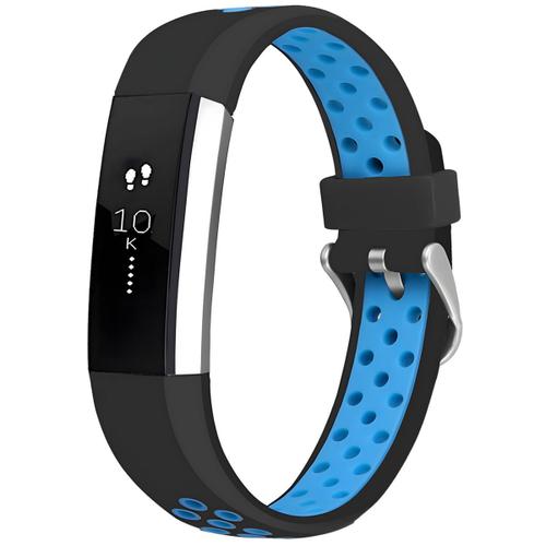 Imoshion Bracelet Sportif En Silicone Fitbit Alta (Hr) Noir/Bleu