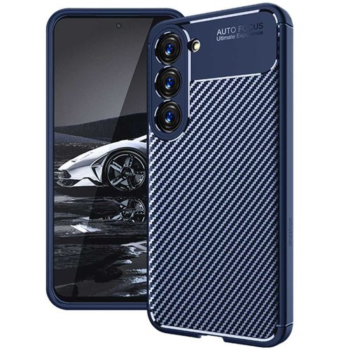 Imoshion Coque Silicone Carbon Samsung Galaxy S23 Bleu