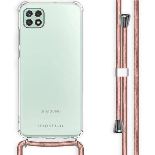 Imoshion Coque Avec Cordon Samsung Galaxy A22 (5g) Rose Champagne