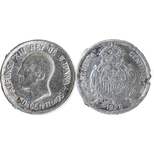 Espagne - 1926 - 50 Centimos - Alphonse Xii - 20-130
