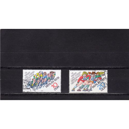 Timbres-Poste Y&t N°2091 & 2092 (Initiatives De La Jeunesse Allemande Pour Berlin) Oblitérés
