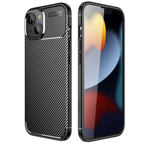 Imoshion Coque Silicone Carbon Iphone 14 Plus Noir