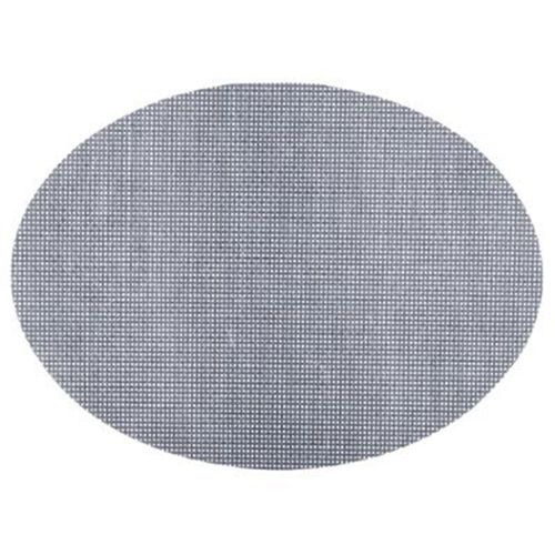 Set De Table Ovale 48x35cm Gris & Blanc