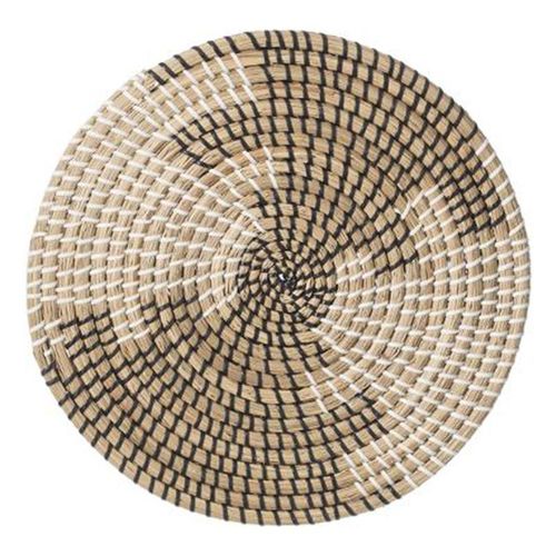 Set De Table Déco En Osier "Vannerie" 35cm Noir