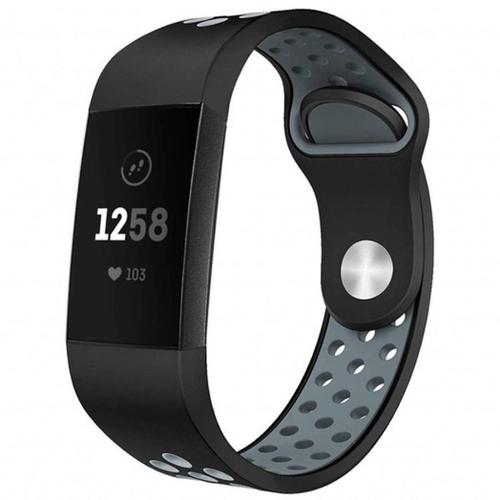 Imoshion Bracelet Sportif En Silicone Fitbit Charge 3 / 4 Noir