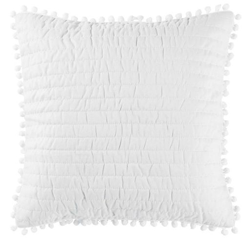 Housse De Coussin "Dorinette" 45x45cm Blanc