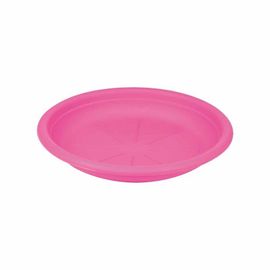 Paris Prix - Soucoupe Pour Pot "Nolwen" 20cm Fuchsia
