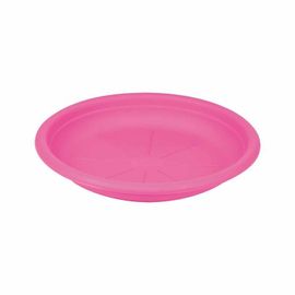 Paris Prix - Soucoupe Pour Pot "Nolwen" 22cm Fuchsia