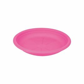 Paris Prix - Soucoupe Pour Pot "Nolwen" 18cm Fuchsia