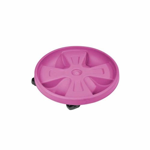 Paris Prix - Porte Plante Déco "Plastique" 30cm Fuchsia
