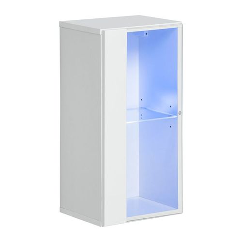 Paris Prix - Bloc Mural Led Design "Switch Iv" 60cm Blanc