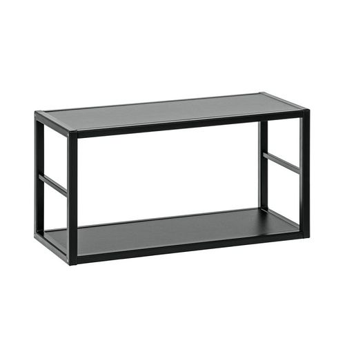 Paris Prix - Étagère 1 Case Design "Switch Rm" 60cm Noir