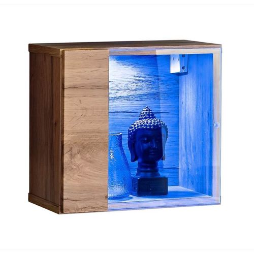 Paris Prix - Bloc Mural Led Design "Switch V" 30cm Naturel
