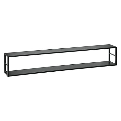 Paris Prix - Étagère Murale Design "Switch Viii" 180cm Noir