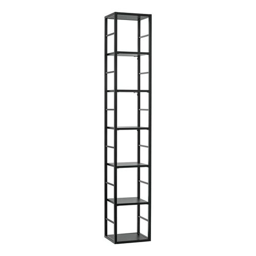 Paris Prix - Étagère Murale 6 Niveaux "Switch I" 176cm Noir