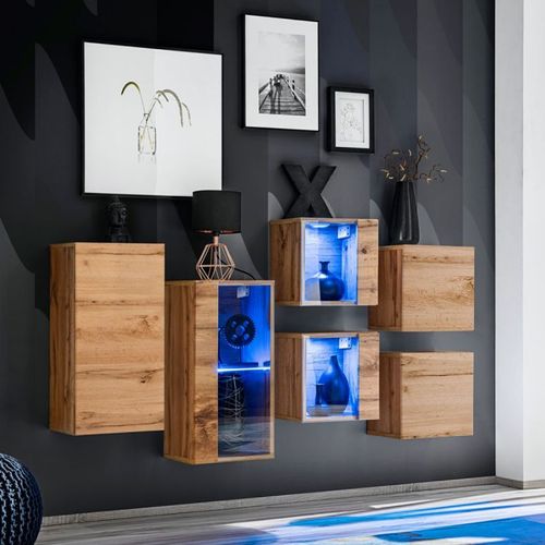 Paris Prix - Meuble De Rangement "Switch Iv" 320cm Naturel