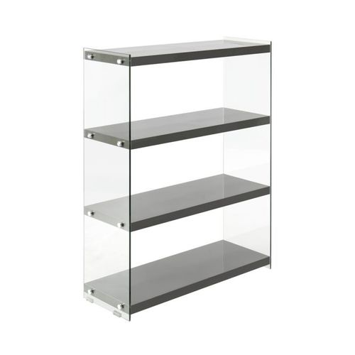 Paris Prix - Étagère 4 Niveaux "Elementary" 113cm Gris