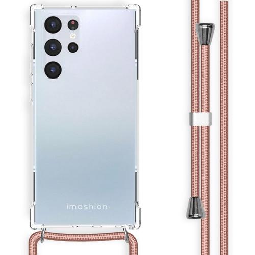 Imoshion Coque Avec Cordon Samsung Galaxy S22 Ultra Rose Champagne