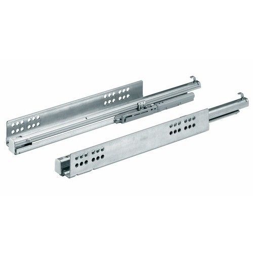 Coulisses à billes Quadro V6 Push to Open - sortie totale - 30 kg - 500 mm HETTICH