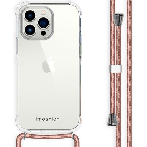 Imoshion Coque Avec Cordon Iphone 14 Pro Max Rose Dorée