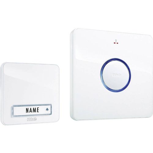 Set complet pour Sonnette sans fil m-e modern-electronics 41095 200 m blanc