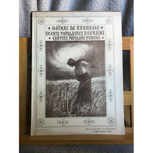 Doïnas Roumanie Chants Populaires Partition Chant Piano Dédicace Breval Ed. Vieu