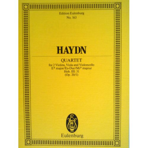 Haydn String Quartet Op.20 N°1