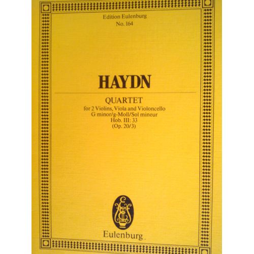 Haydn String Quartet Op.20 N°3