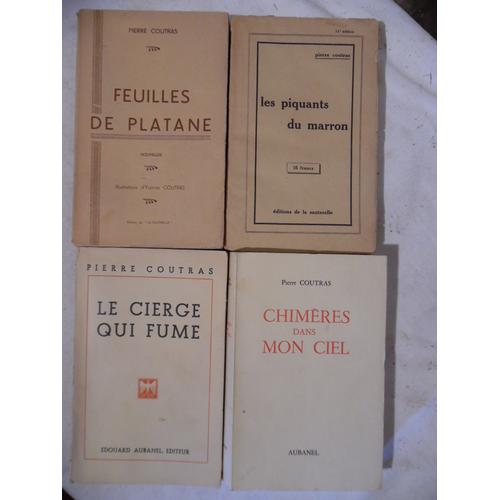 ?Livre Dédicacé Envoi - Pierre Coutras - Lot De 4 Romans